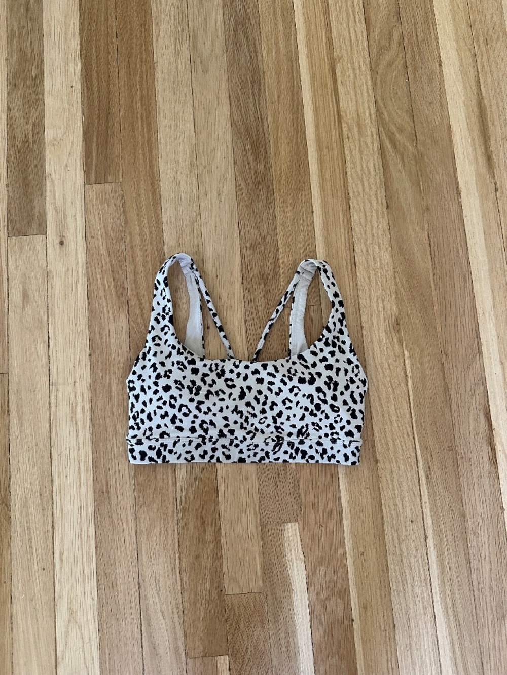 Leopard Athleta sports bra